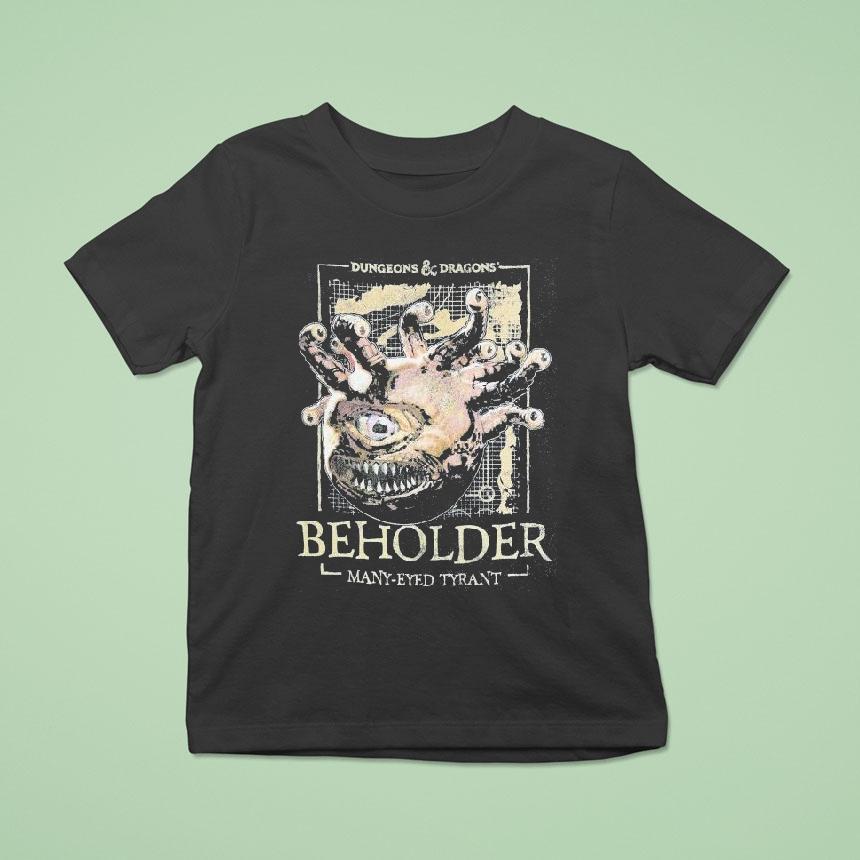 Dungeons Dragons Beholder Many Eyed Tyrant Shirt