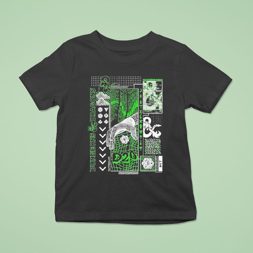 Dungeons Dragons Trippy Tech Shirt