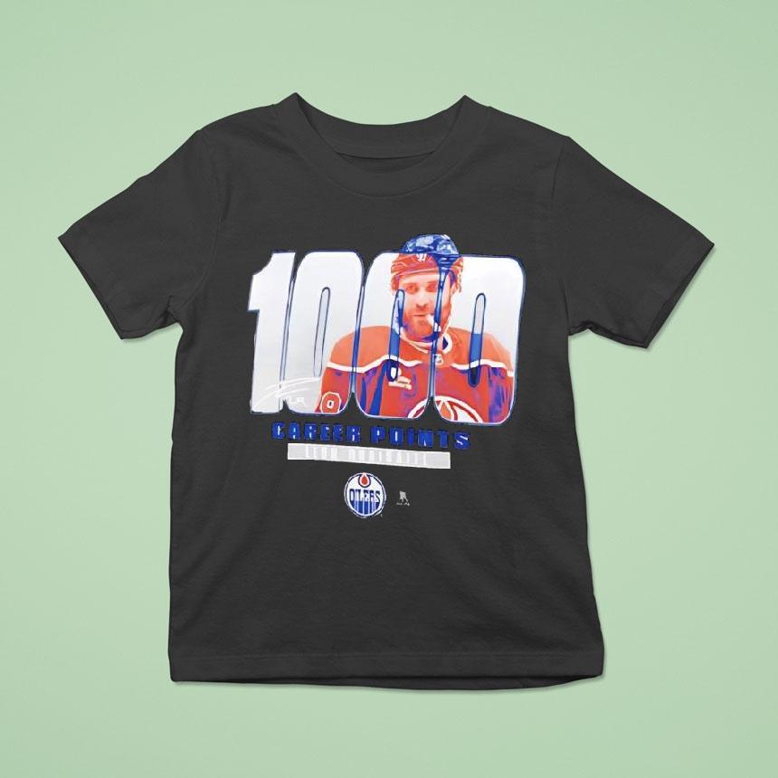 Edmonton Oilers Leon Draisaitl 1000 Career Points Legacy Signature Shirt