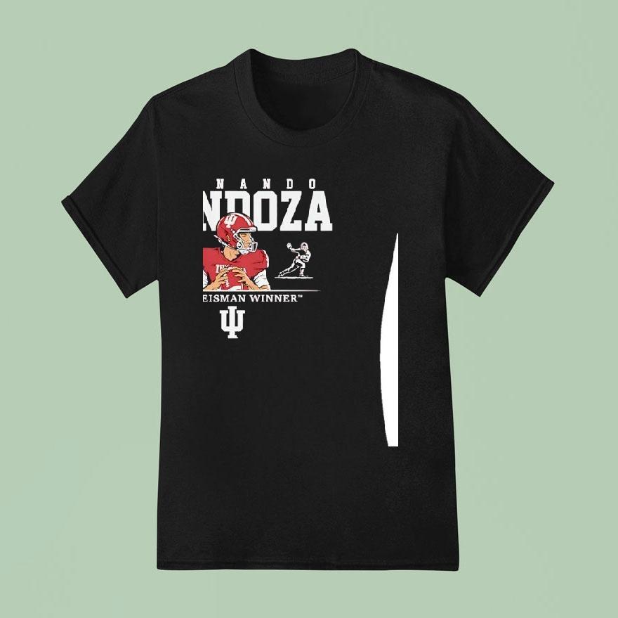 Fernando Mendoza Heisman Winner Indiana Hoosiers 2025 Signature Shirt