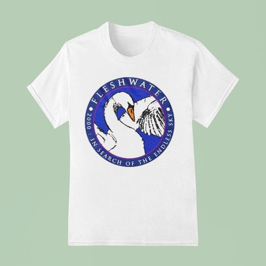 Fleshwater In Search Of The Endless Sky Swan Shirt