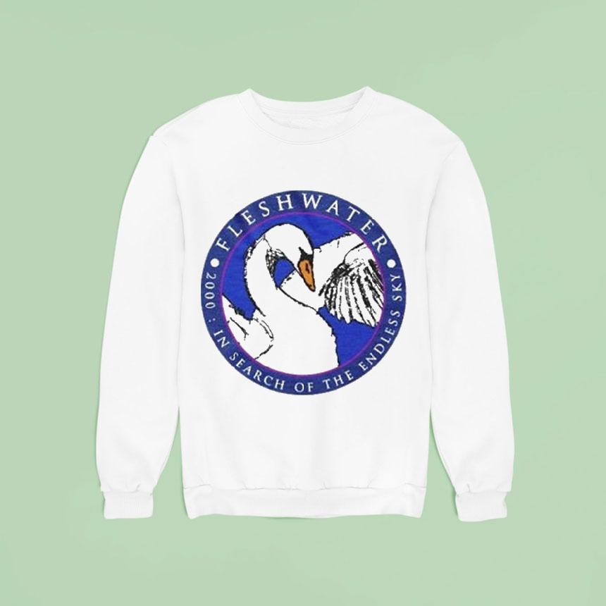 Fleshwater In Search Of The Endless Sky Swan Shirt Fleshwater In Search Of The Endless Sky Swan Shirt