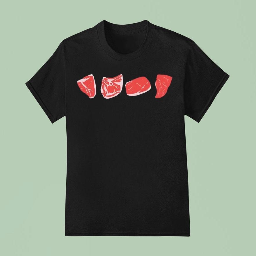 Four Meats Graphic Shirt