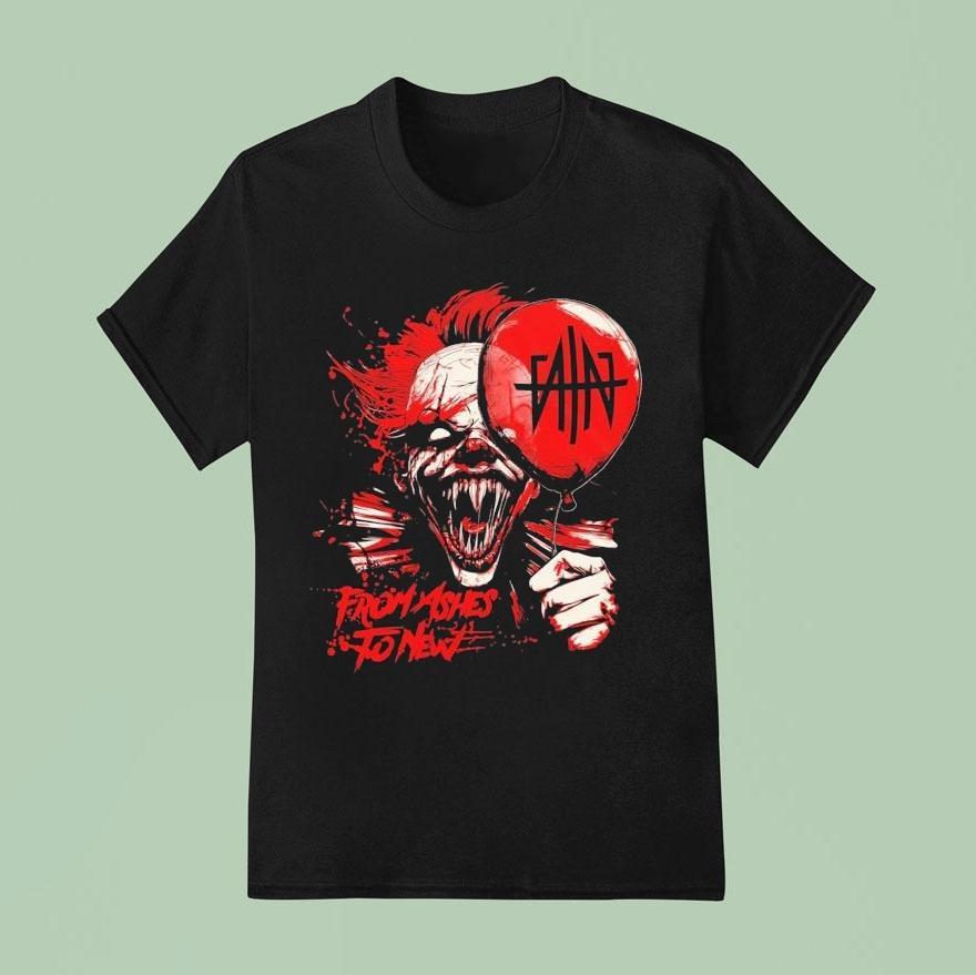 From Ashes To New Pennywise Balloon Shirt