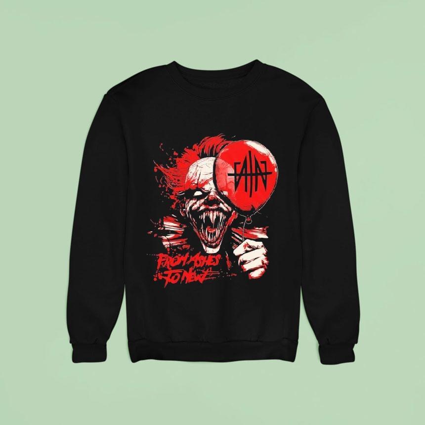 From Ashes To New Pennywise Balloon Shirt From Ashes To New Pennywise Balloon Shirt