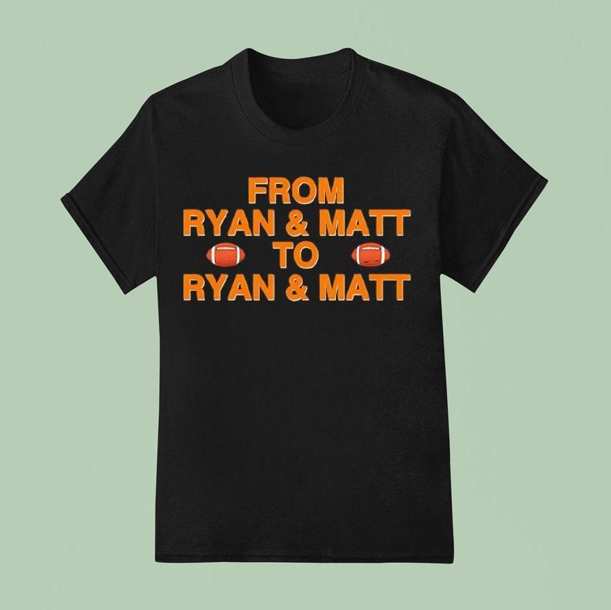 From Ryan Matt To Ryan Matt Chicago Bears Shirt