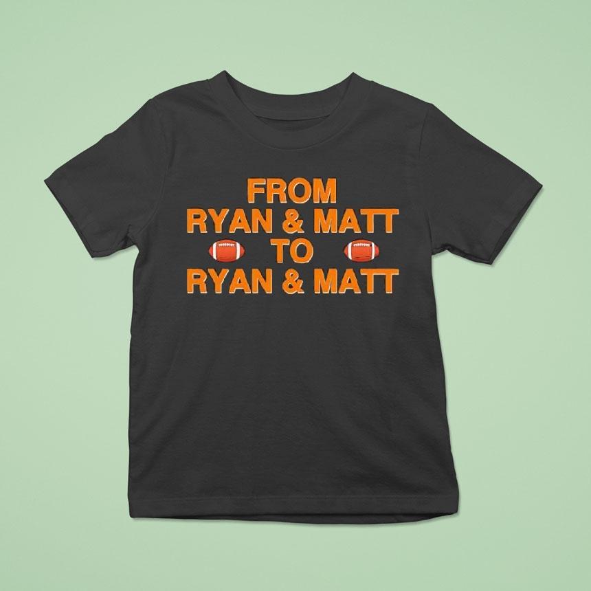 From Ryan Matt To Ryan Matt Chicago Bears Shirt