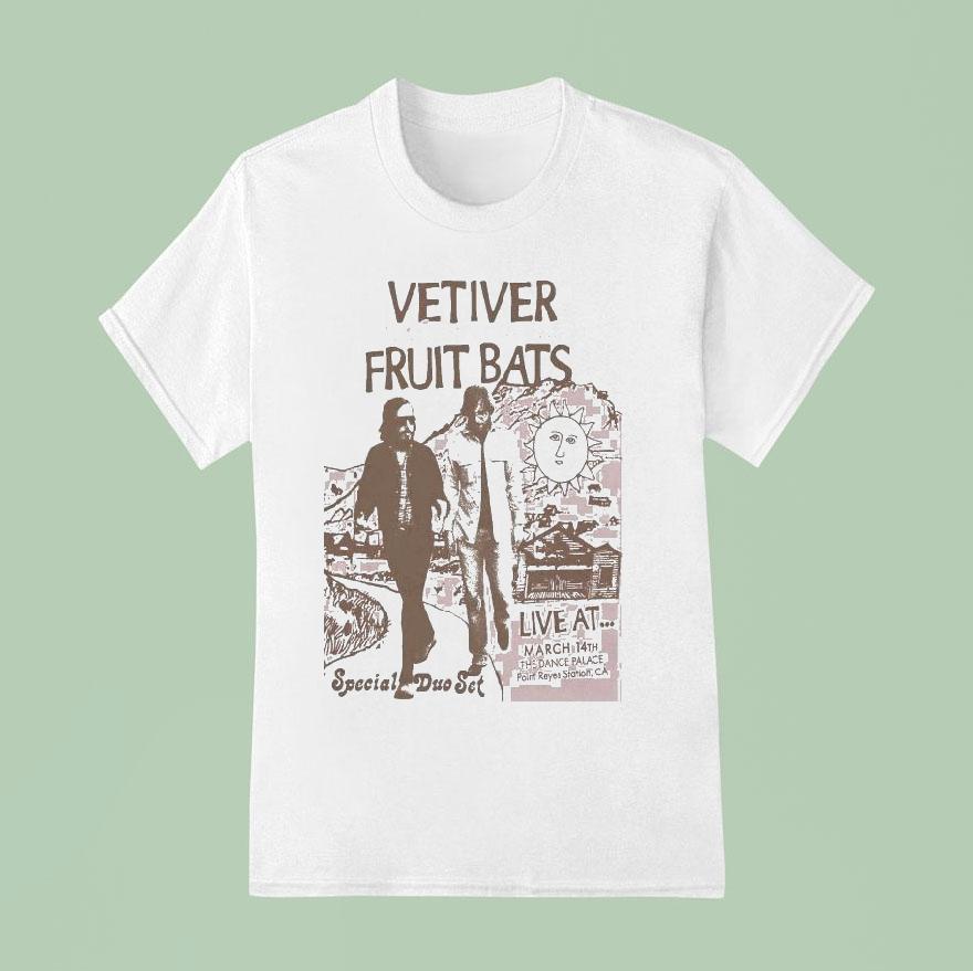 Fruit Bats And Vetiver 3.14.2026 Point Reyes Ca Shirt