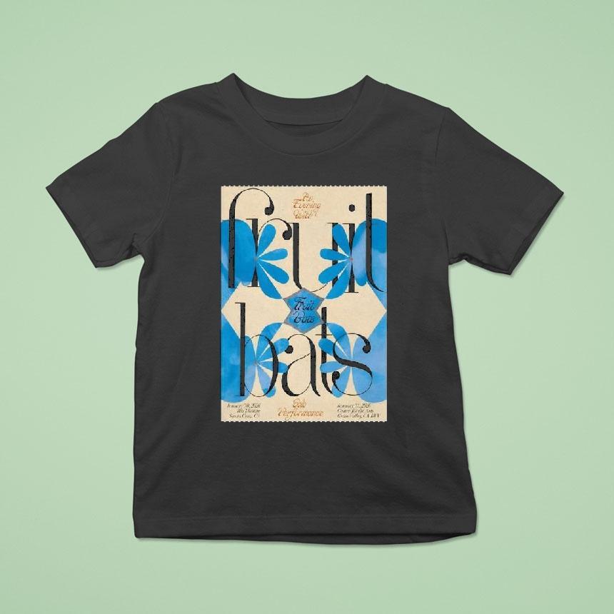 Fruit Bats California January 2026 Tour Shirt
