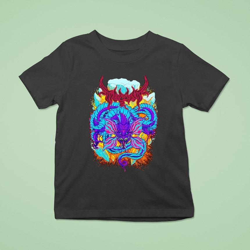 G X K Godzilla Metalcropolis Bloodborne Daughter Of The Cosmos Shirt