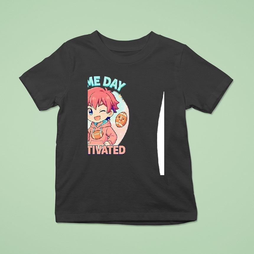 Game Day Activated Anime Chibi Football Shirt