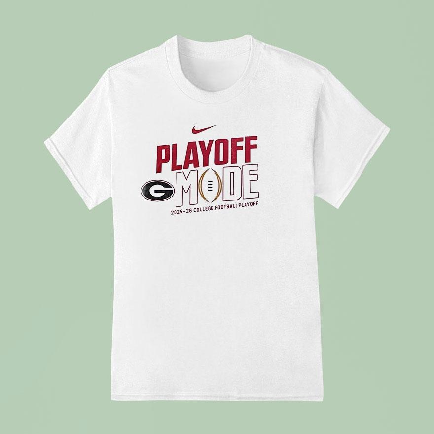Georgia Bulldogs Playoff Mode Built To Be Champions Go Dawgs Mascot Shirt