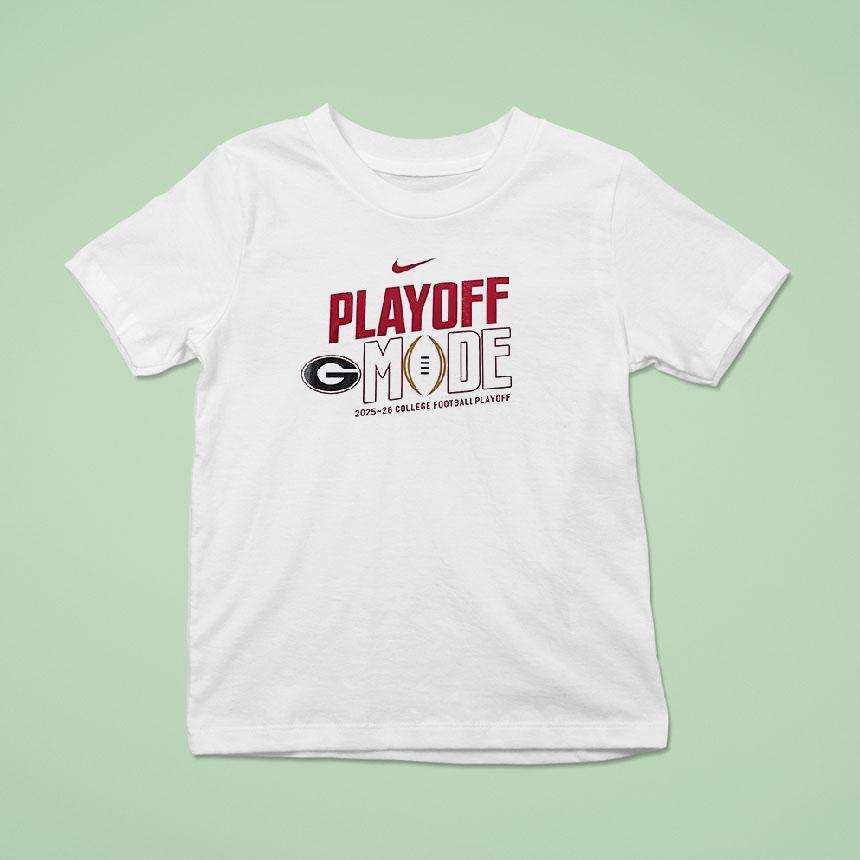 Georgia Bulldogs Playoff Mode Built To Be Champions Go Dawgs Mascot Shirt