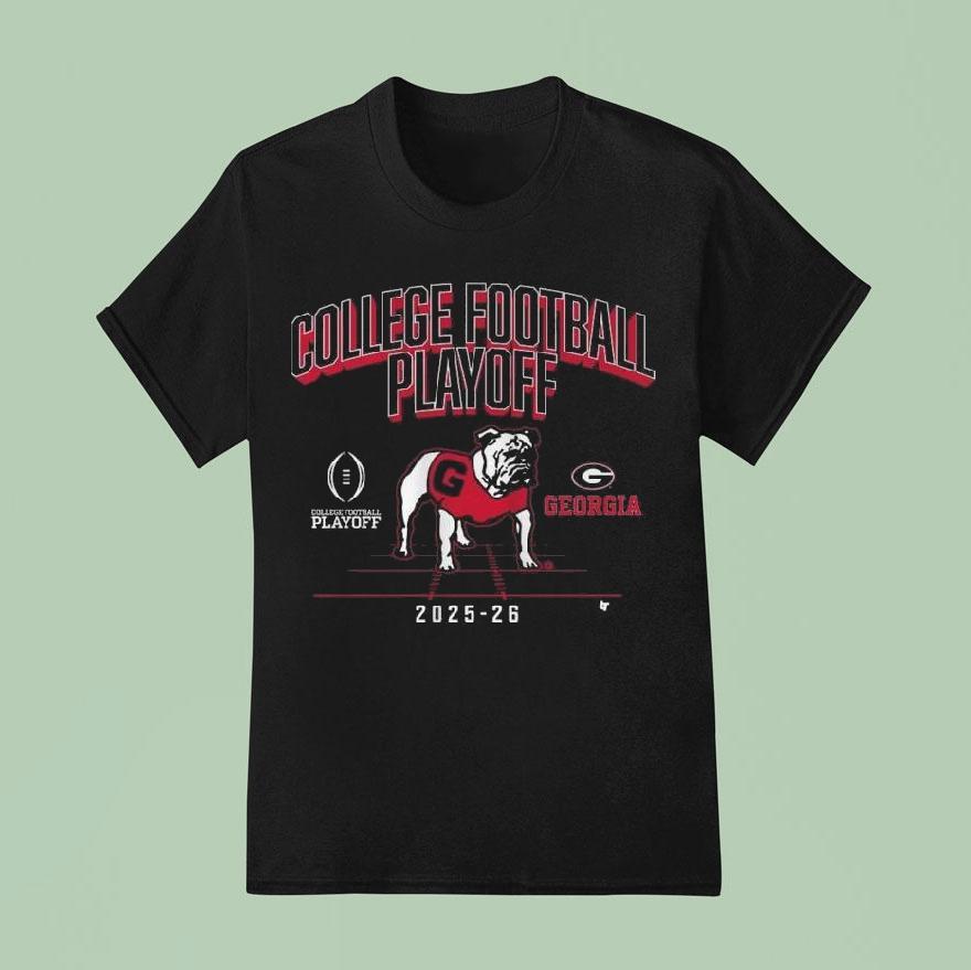 Georgia Football 2025 Cfp Mascot Shirt