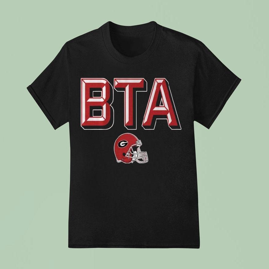 Georgia Football Bta Helmet Shirt