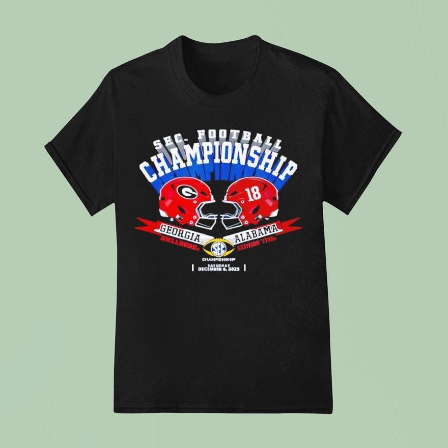 Georgia Vs Alabama Sec Championship 2025 Football Shirt