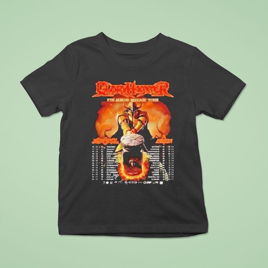 Gloryhammer 5th Album Release Tour 2026 Dates And Stops October November European Concert With Majestica Arion Support Power Metal Shirt