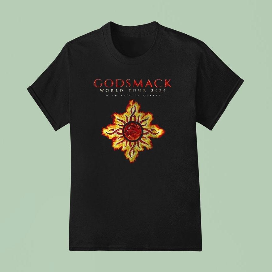 Godsmack World Tour 2026 Europe Tour Dates Schedule Shirt