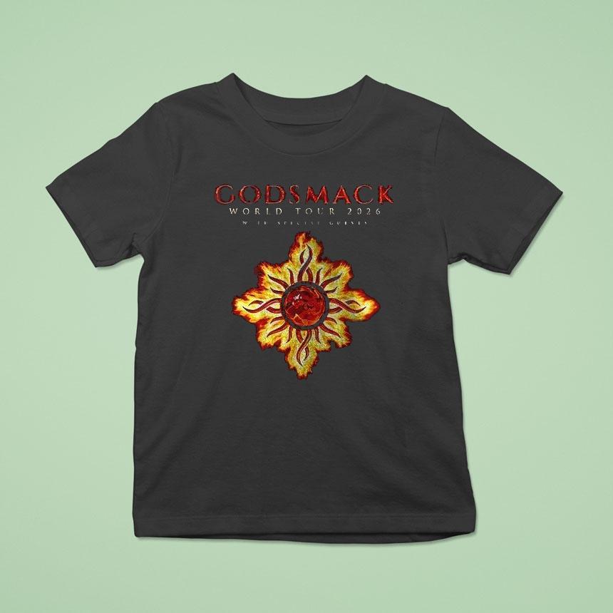 Godsmack World Tour 2026 Europe Tour Dates Schedule Shirt
