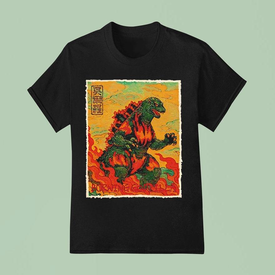 Godzilla Vs. Destoroyah 30th Anniversary Scene Illustration Shirt