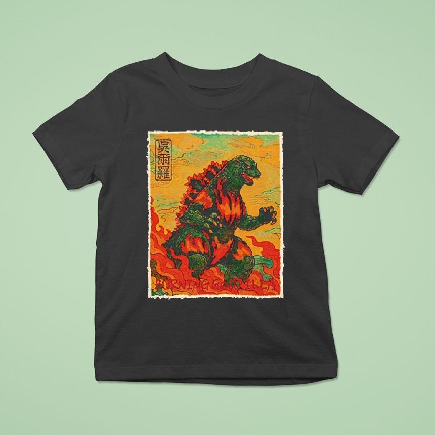 Godzilla Vs. Destoroyah 30th Anniversary Scene Illustration Shirt