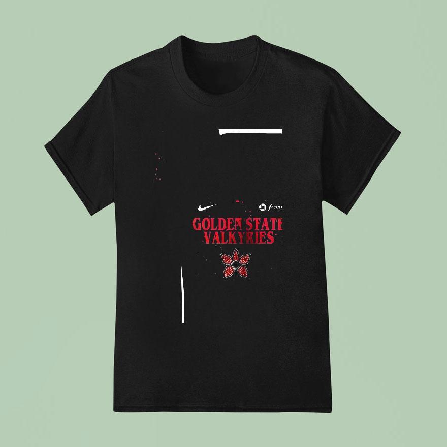 Golden State Valkyries Stranger Things Rebel Swingman Shirt