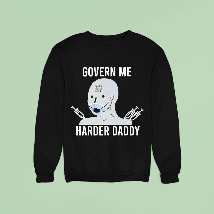 Govern Me Harder Daddy Qr Shirt Govern Me Harder Daddy Qr Shirt