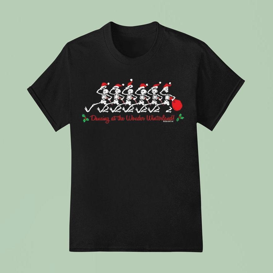 Grateful Dead Dancing Skeletons Dancing At The Wonder Winterland Shirt