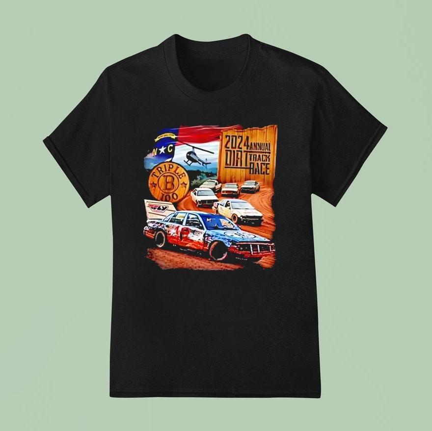 Greg Biffle Triple B 100 2024 Dirt Annual Track Bace Shirt