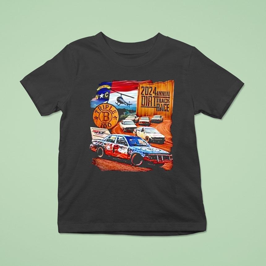 Greg Biffle Triple B 100 2024 Dirt Annual Track Bace Shirt