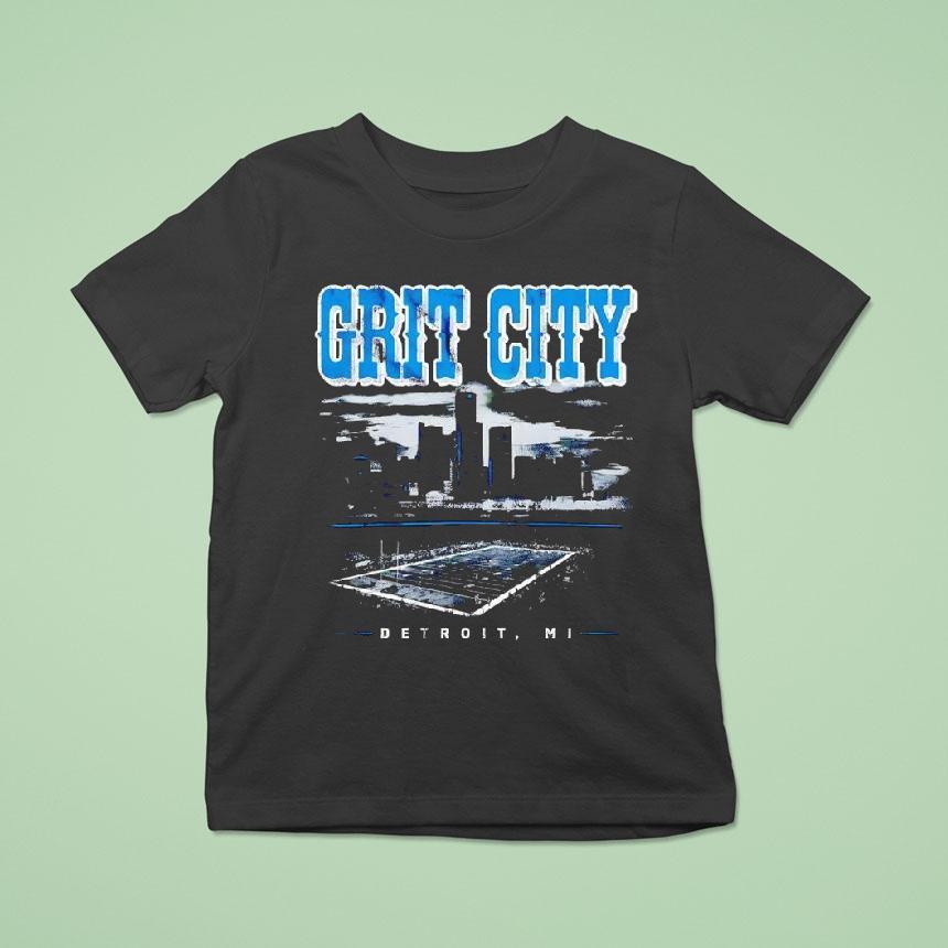 Grit City Detroit Mi Graphic Shirt
