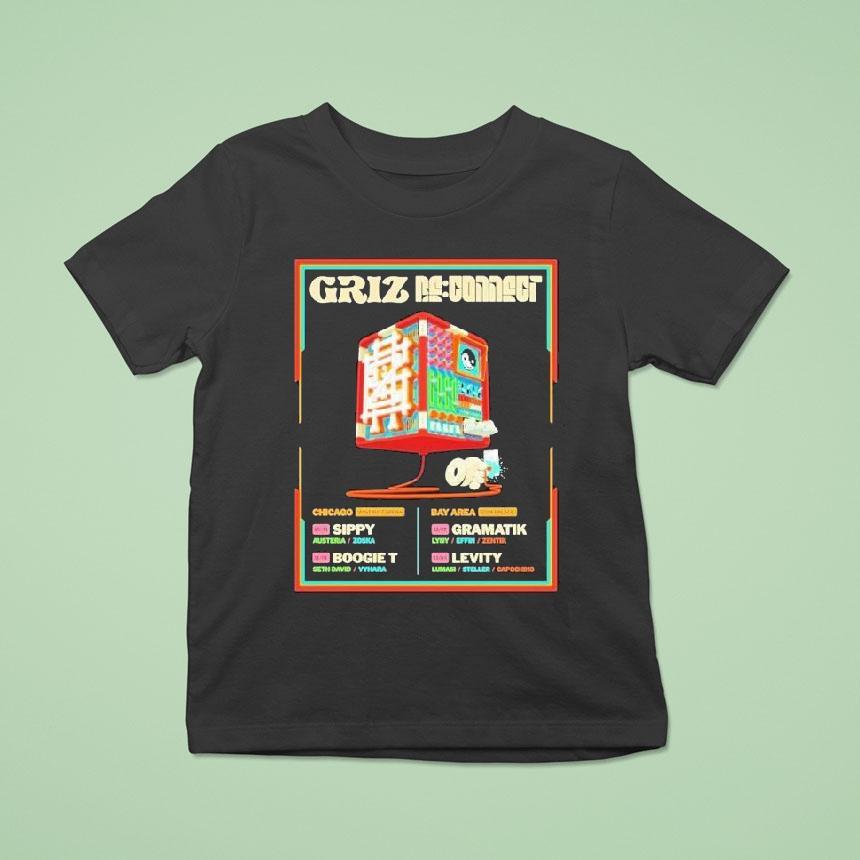 Griz Reconnect Chicago And Bay Area 2025 Shirt