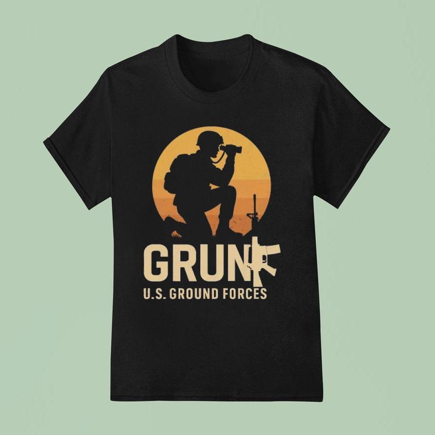 Grunt U.s Ground Forces Shirt