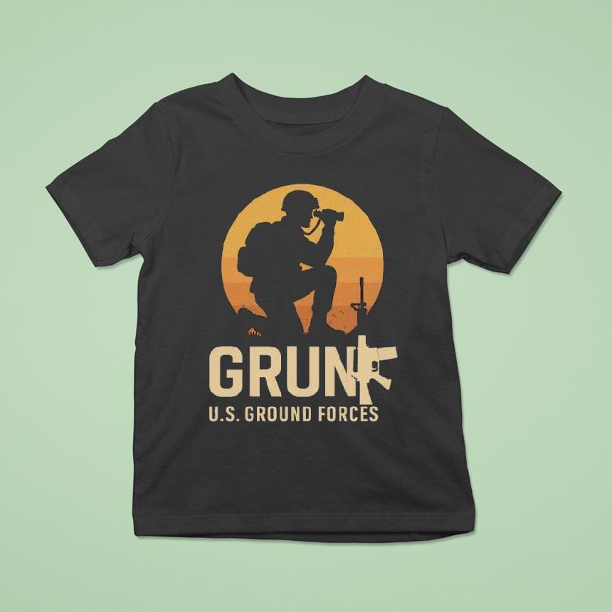 Grunt U.s Ground Forces Shirt