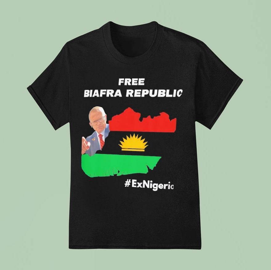 Gunther Fehlinger Free Biafra Republic Exnigeria Shirt