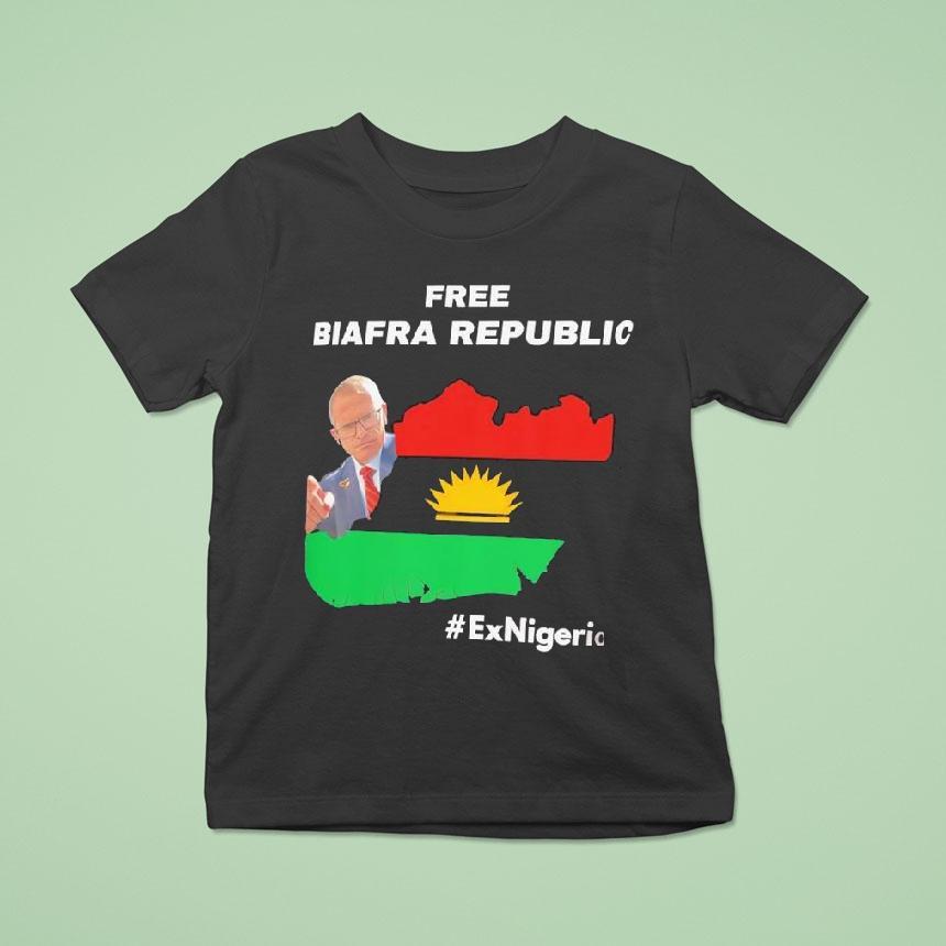Gunther Fehlinger Free Biafra Republic Exnigeria Shirt