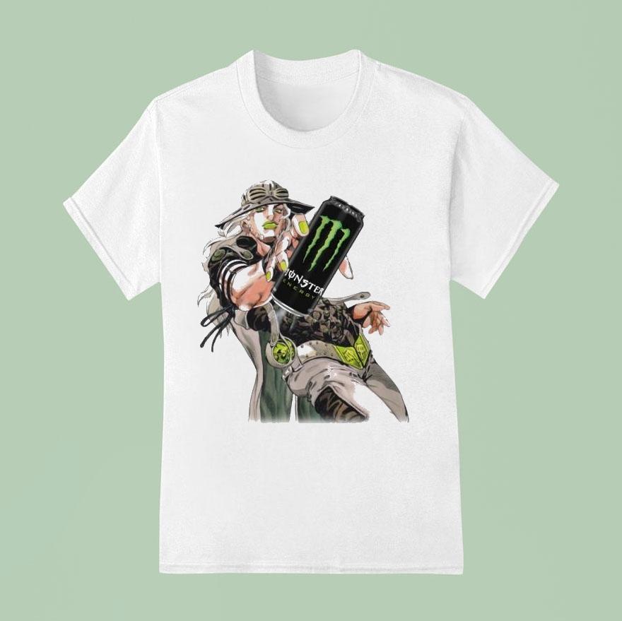 Gyro Zeppeli Jojo’s Bizarre Monster Energy Shirt