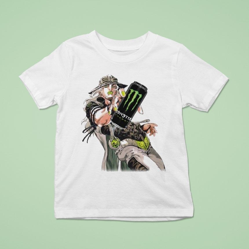 Gyro Zeppeli Jojo’s Bizarre Monster Energy Shirt