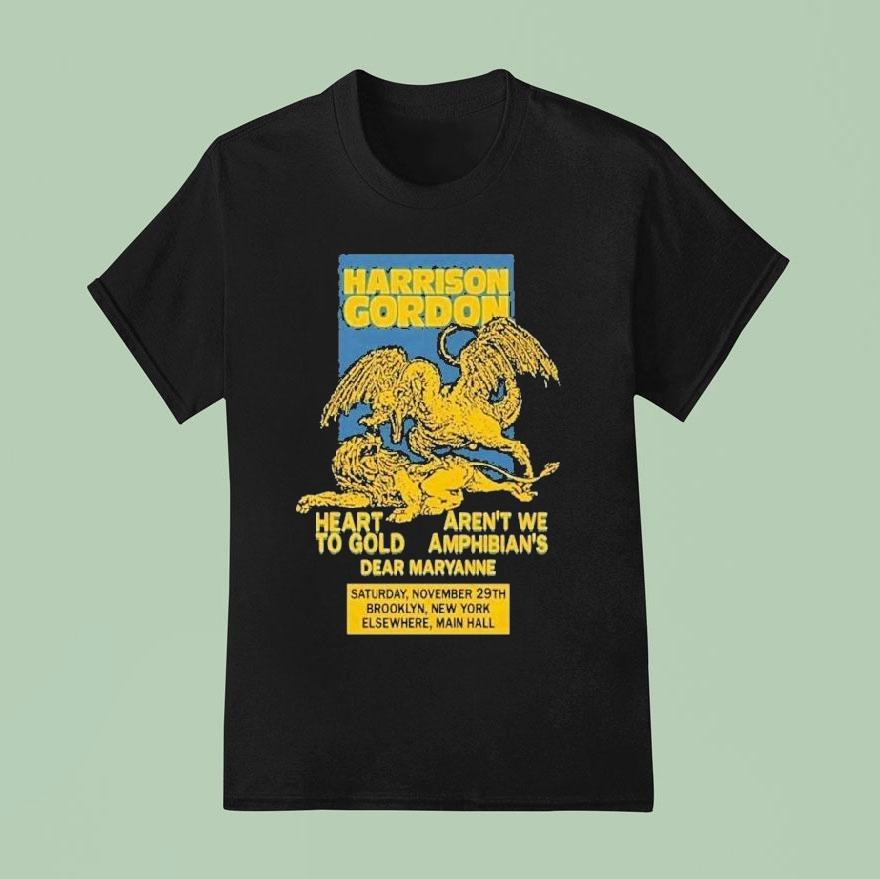 Harrison Gordon Brooklyn, Ny November 29 2025 Tour Shirt