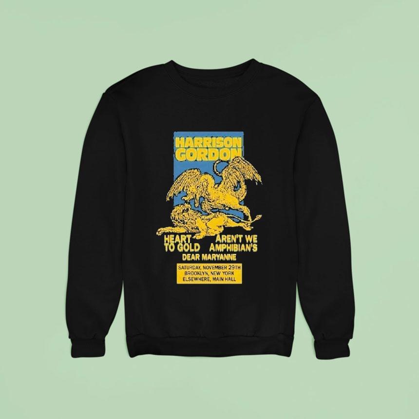 Harrison Gordon Brooklyn, Ny November 29 2025 Tour Shirt Harrison Gordon Brooklyn, Ny November 29 2025 Tour Shirt