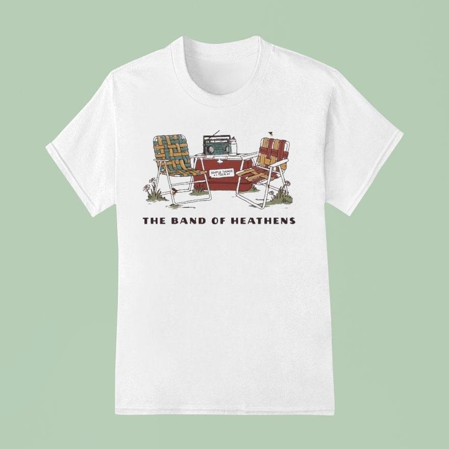 Hayes Carll The Band Of Heathens Simple Things Tour Chair Shirt