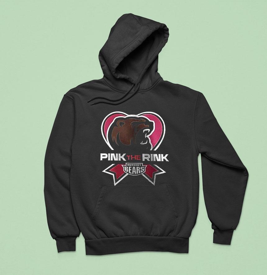Hershey Bears Pink The Rink Logo Shirt Hershey Bears Pink The Rink Logo Shirt