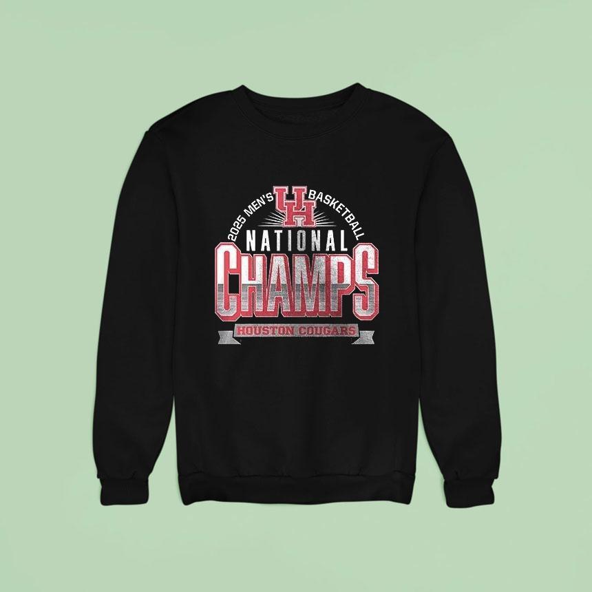 Houston Cougars 2025 Ncaa National Champs Logo Shirt Houston Cougars 2025 Ncaa National Champs Logo Shirt