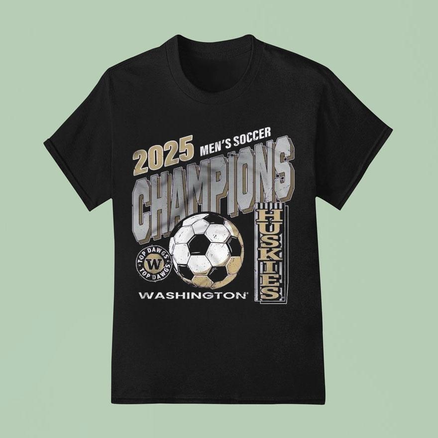Huskies Washington Men’s Soccer Are Champs 2025 Shirt