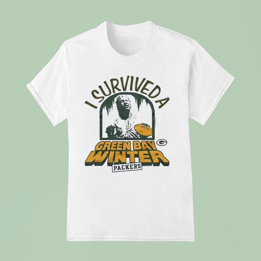 I Survived A Green Bay Packers Winter Shirt