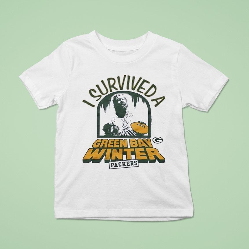 I Survived A Green Bay Packers Winter Shirt