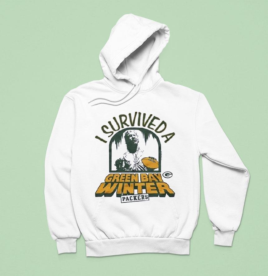 I Survived A Green Bay Packers Winter Shirt I Survived A Green Bay Packers Winter Shirt