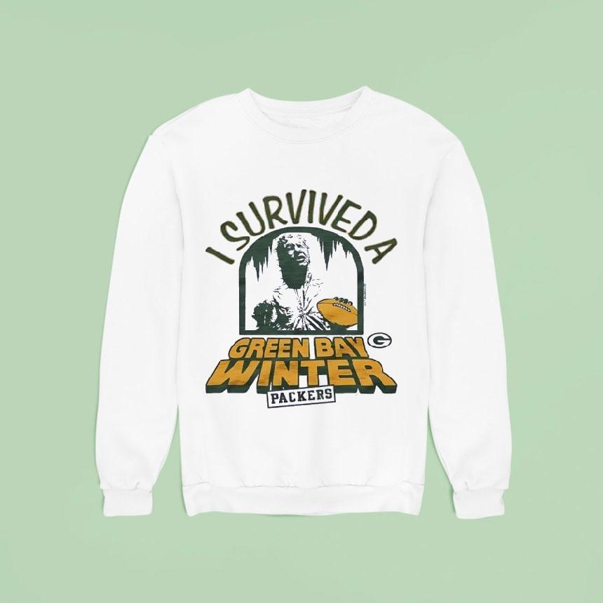 I Survived A Green Bay Packers Winter Shirt I Survived A Green Bay Packers Winter Shirt
