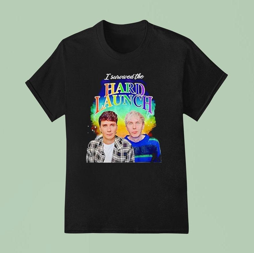 I Survived The Hard Launch Dan And Phil Phan Shirt