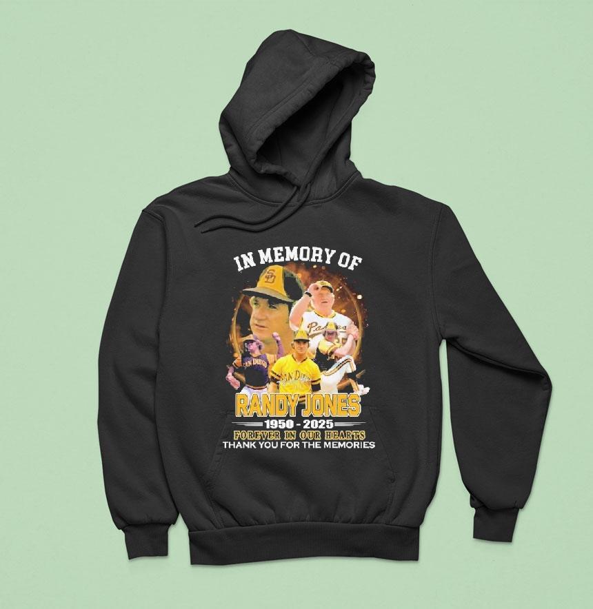 In Memory Of Randy Jones 1950 2025 Forever In Our Hearts Thank You For The Memories Signature Shirt In Memory Of Randy Jones 1950 2025 Forever In Our Hearts Thank You For The Memories Signature Shirt